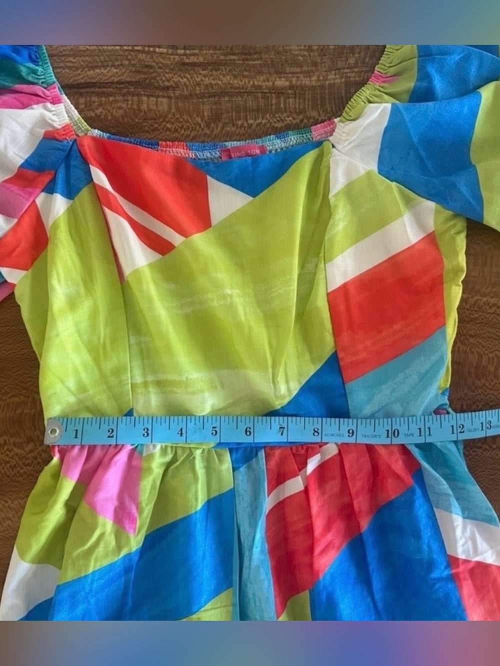 Flying Tomato Precious Moments/Full of Grace Dress with Puff Sleeves |Size S - Picture 6 of 15
